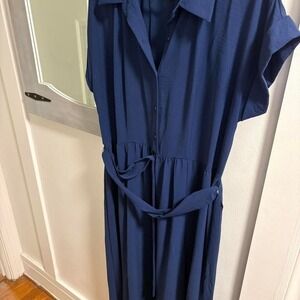 Navy blue Stella & Julie dress #navyblue